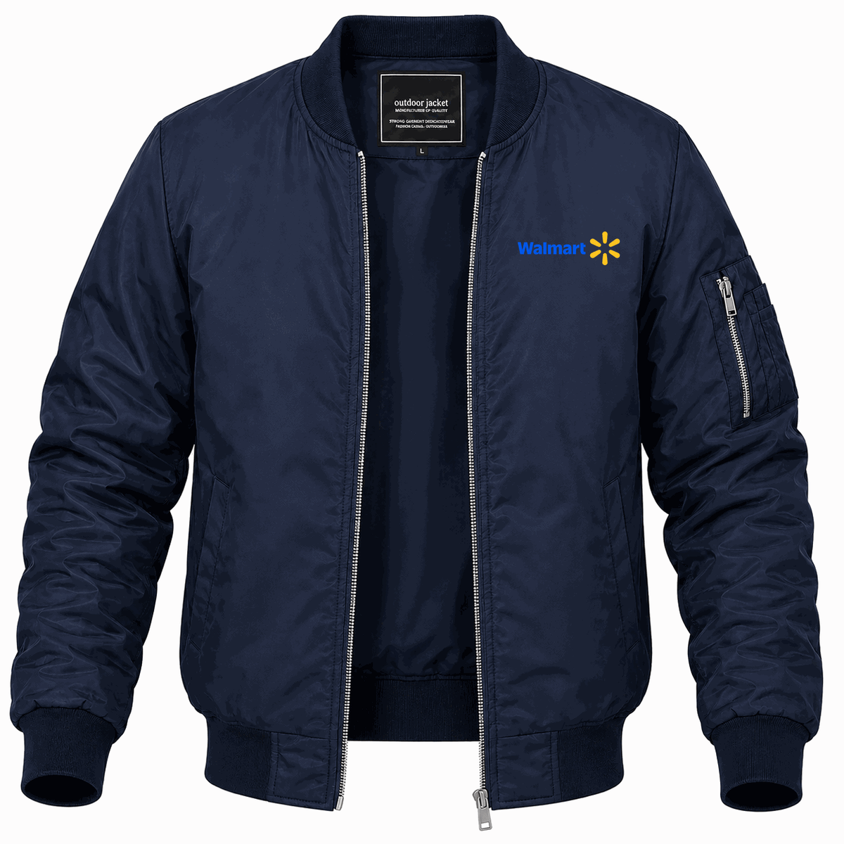 Men's Walmart Lightweight Bomber Jacket - Navy