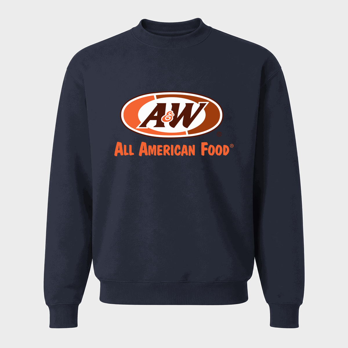 Men's A&W Crewneck Sweatshirt - Navy