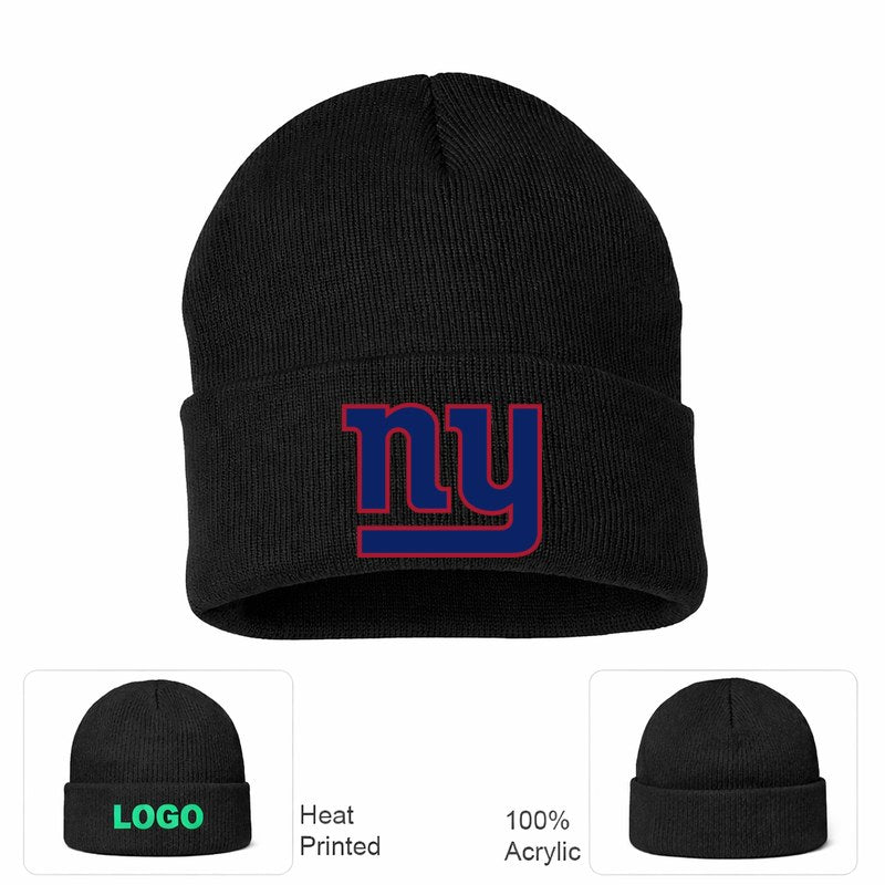 New York Giants Black Beanie Hat