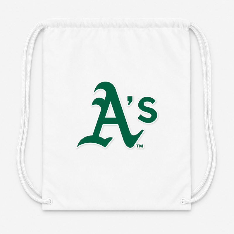Oakland Athletics Drawstring Bag - White