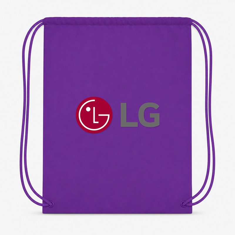 LG Drawstring Bag - Purple