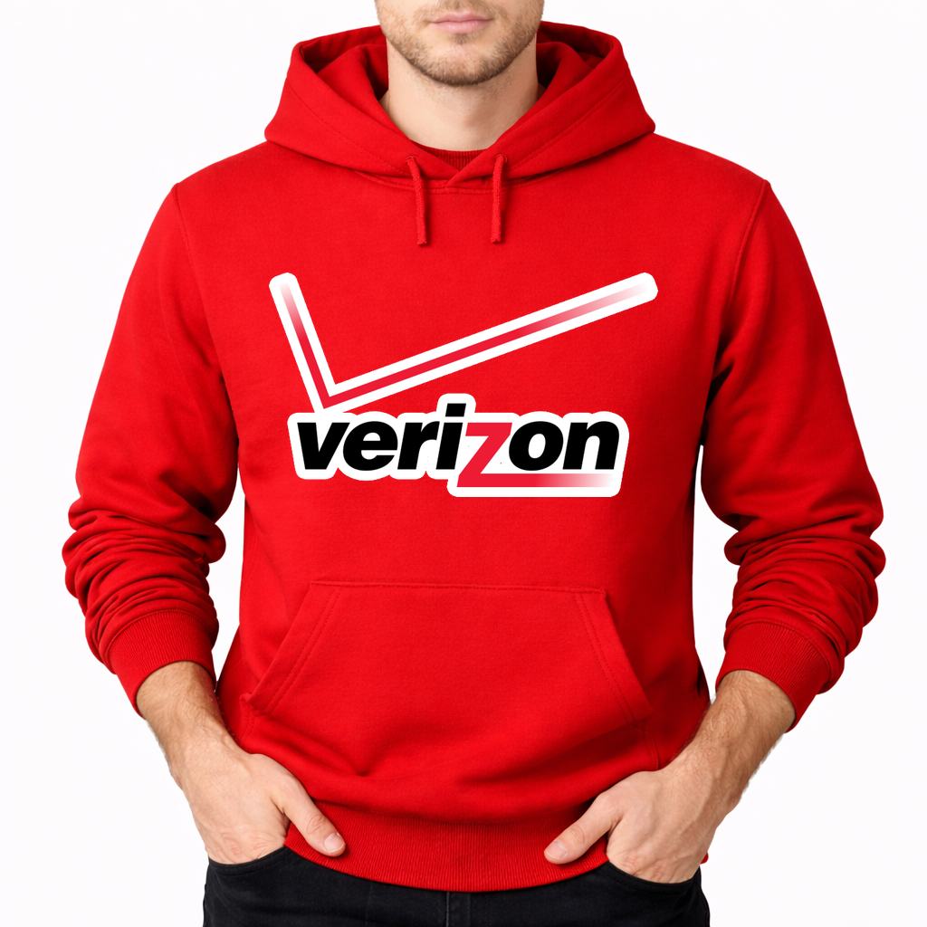 Men's Verizon Wireless Pullover Hoodie - Red