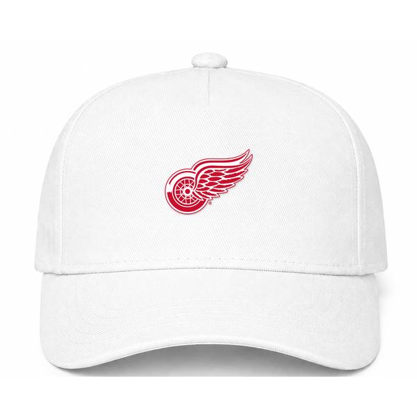 Detroit Red Wings NHL Logo White Dad Baseball Cap Hat