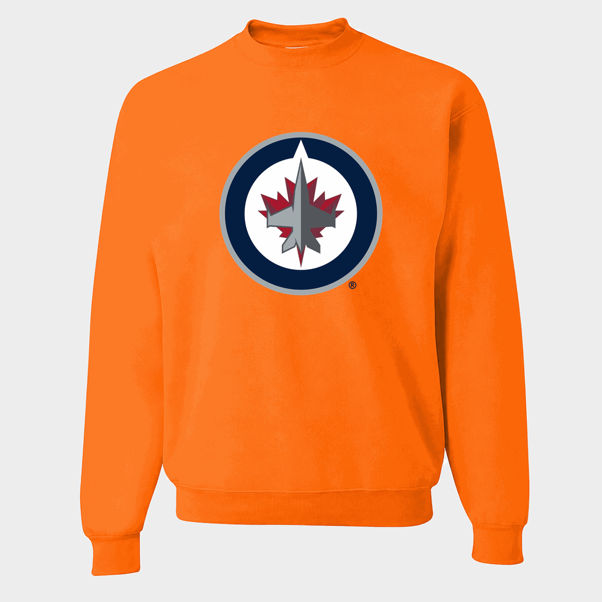 Men's Winnipeg Jets Crewneck Sweatshirt - Orange