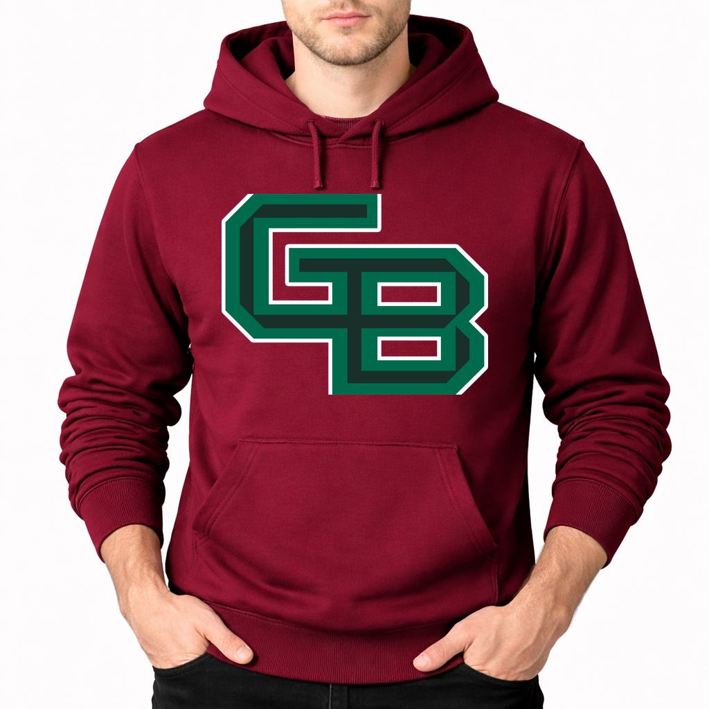 Men's Wisconsin Green Bay Phoenix Pullover Hoodie - Burgundy