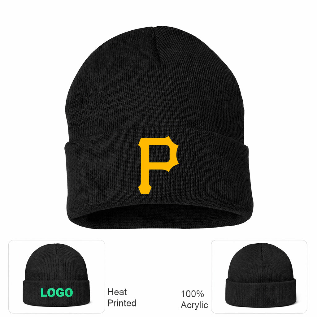 MLB Pittsburgh Pirates Beanie Hat - Black