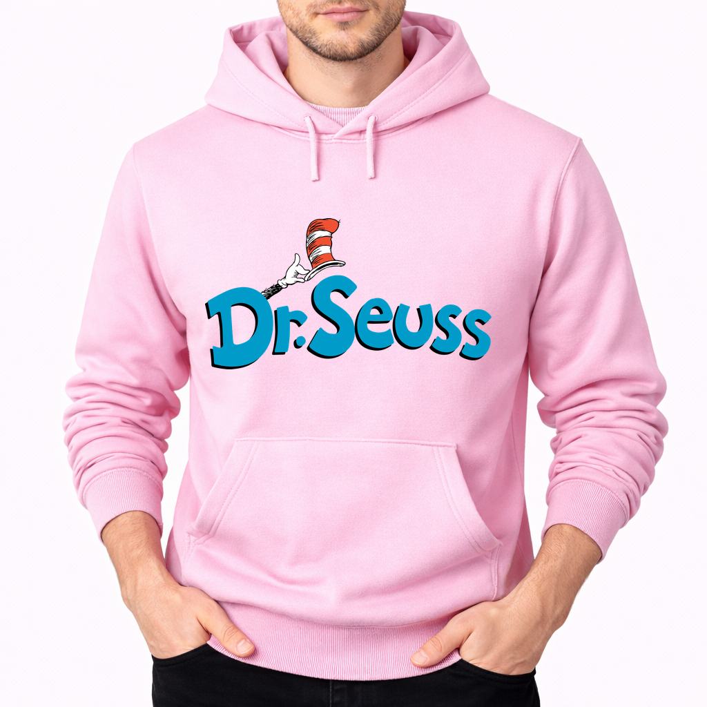 Men's Dr. Seuss Pullover Hoodie - Pink