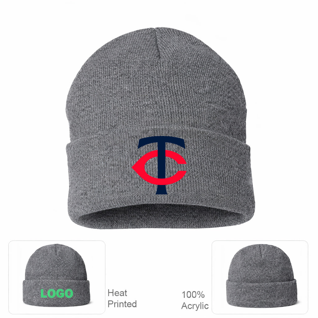 MLB Minnesota Twins Beanie Hat - Gray