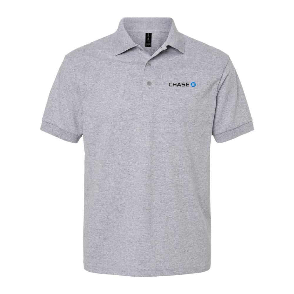 Men's Chase Black Dry Blend Polo - Gray