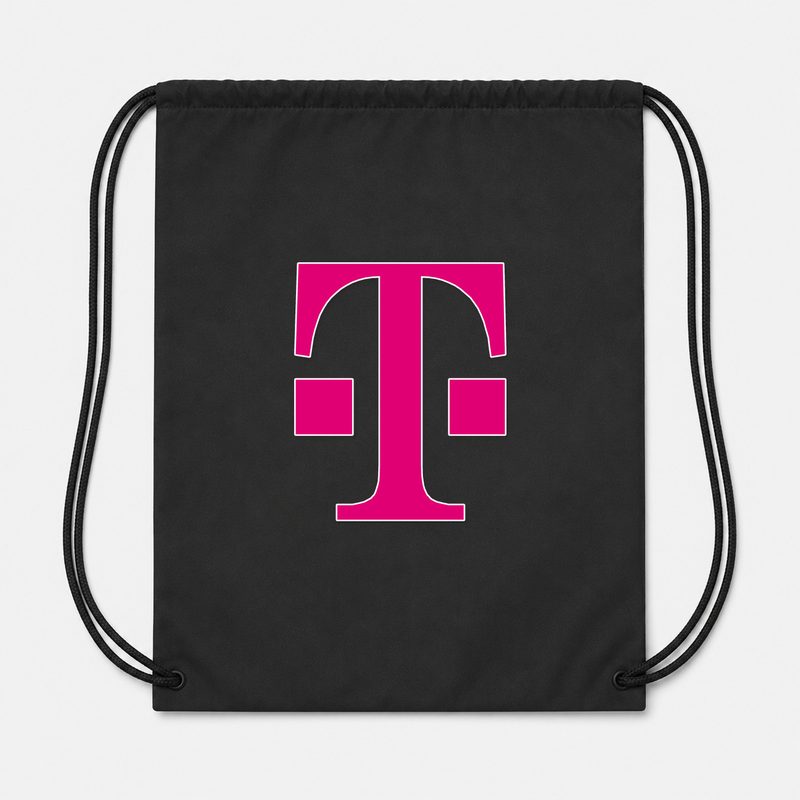 T Mobile HD Drawstring Bag - Black