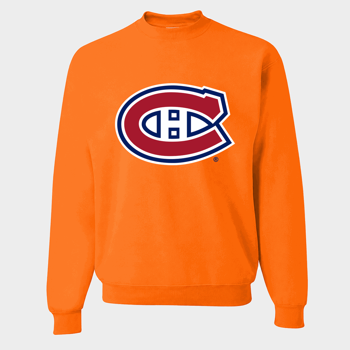 Men's Montreal Canadiens Crewneck Sweatshirt - Orange