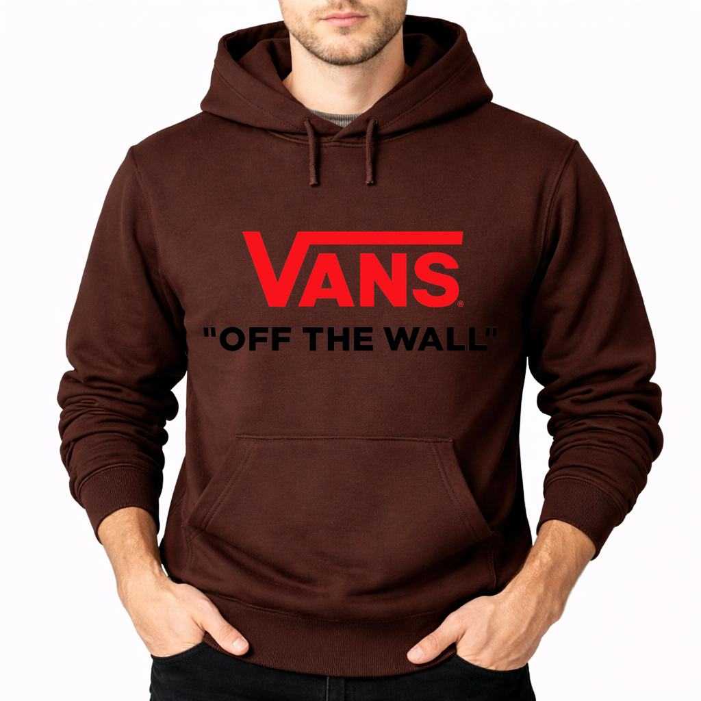 Men's Vans Pullover Hoodie - Brown