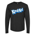 Men's Kool aid brand logo Long sleeves Cotton Blend T-Shirt - Black