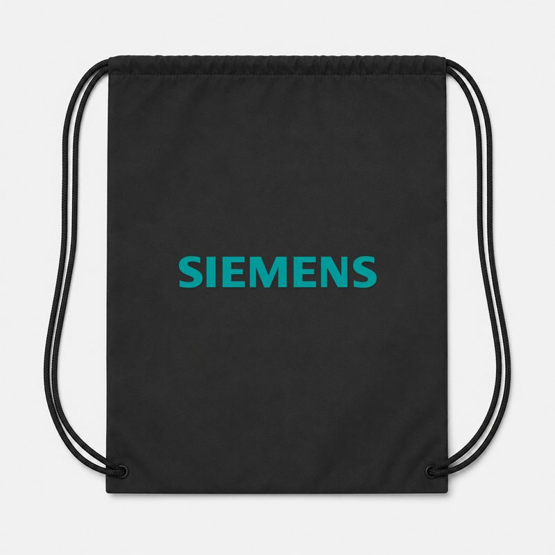 Siemens Min Drawstring Bag - Black