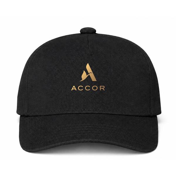 Accor Logo Black Dad Baseball Cap Hat