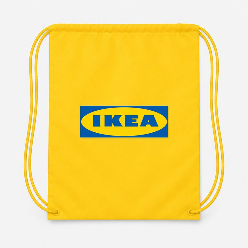 IKEA Drawstring Bag - Yellow