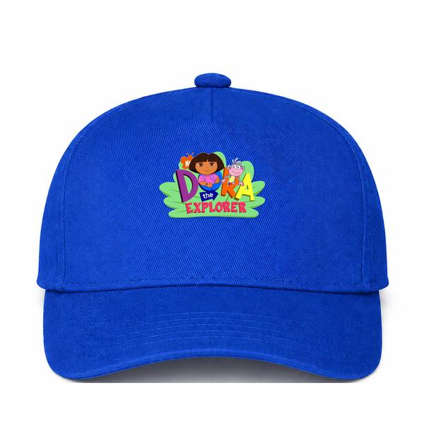 Dora the Explorer Logo Blue Dad Baseball Cap Hat