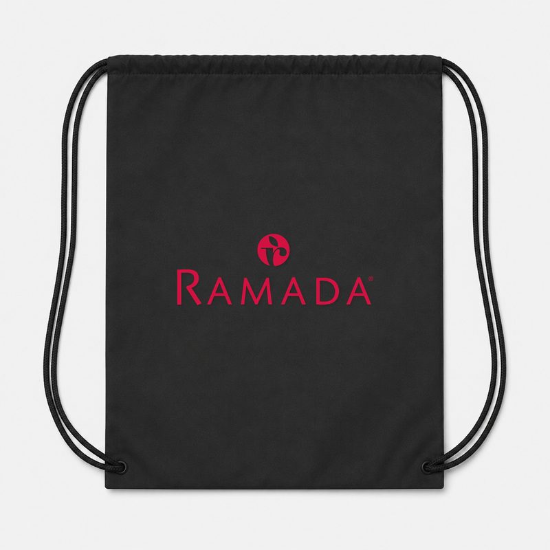 Ramada Drawstring Bag - Black
