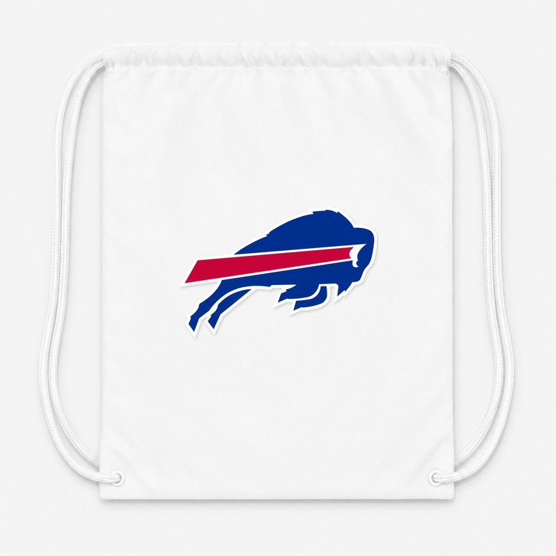 Buffalo Bills Drawstring Bag - White