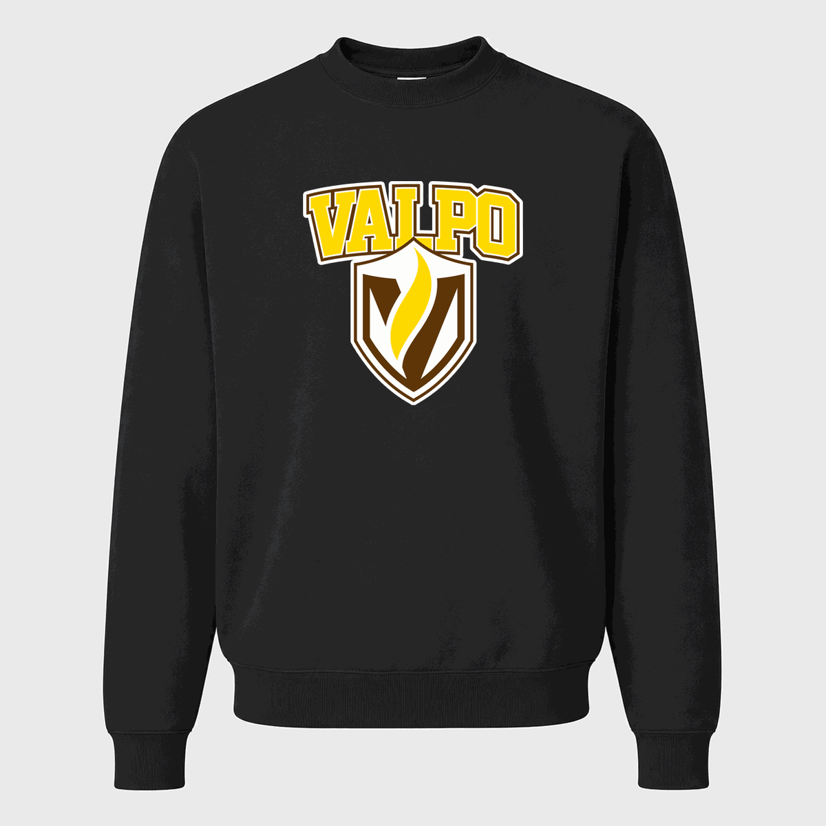 Men's Valparaiso Crusaders Crewneck Sweatshirt - Black