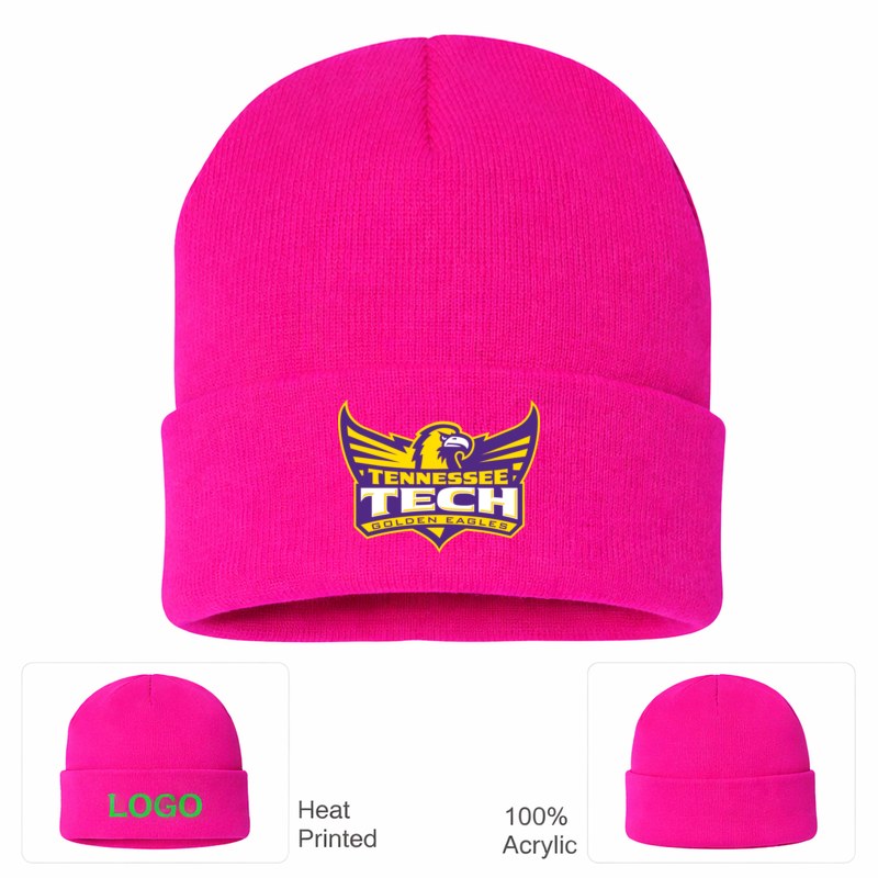 Tennessee Tech Golden Eagles Hot Pink Beanie Hat