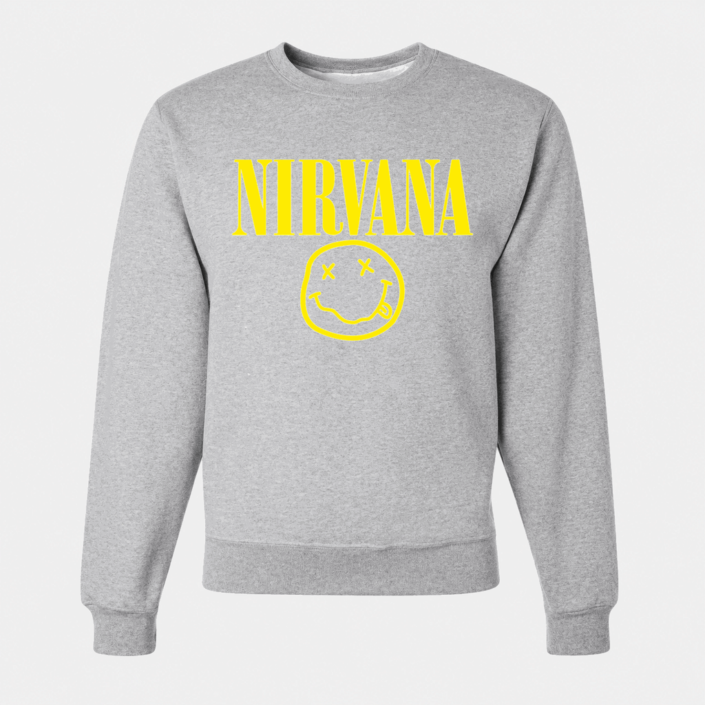 Men's Nirvana Crewneck Sweatshirt - Gray