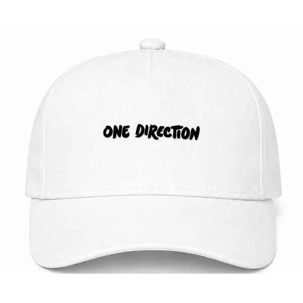 One Direction Logo White Dad Baseball Cap Hat