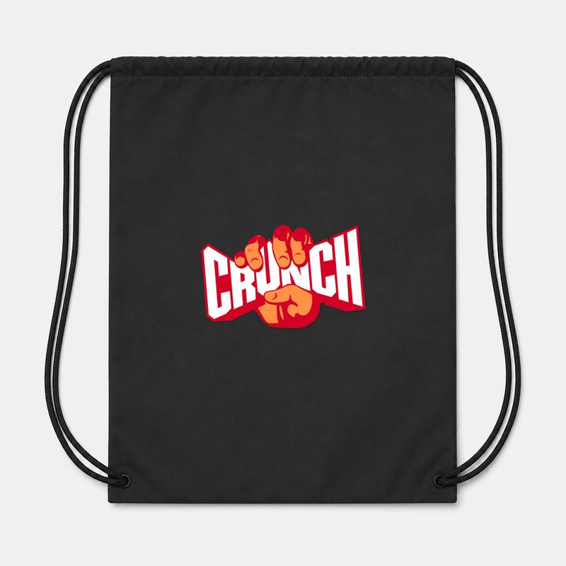 Crunch Fitness Drawstring Bag - Black