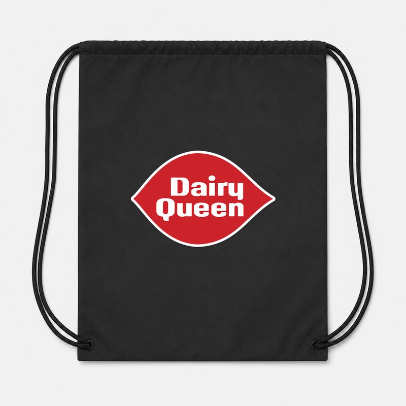 Dairy Queen Drawstring Bag - Black