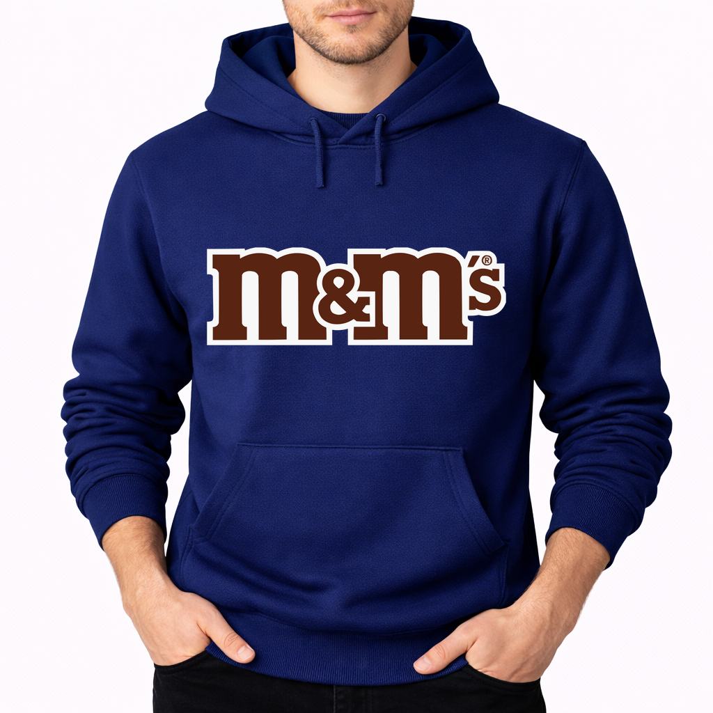 Men's M&M's Pullover Hoodie - Navy