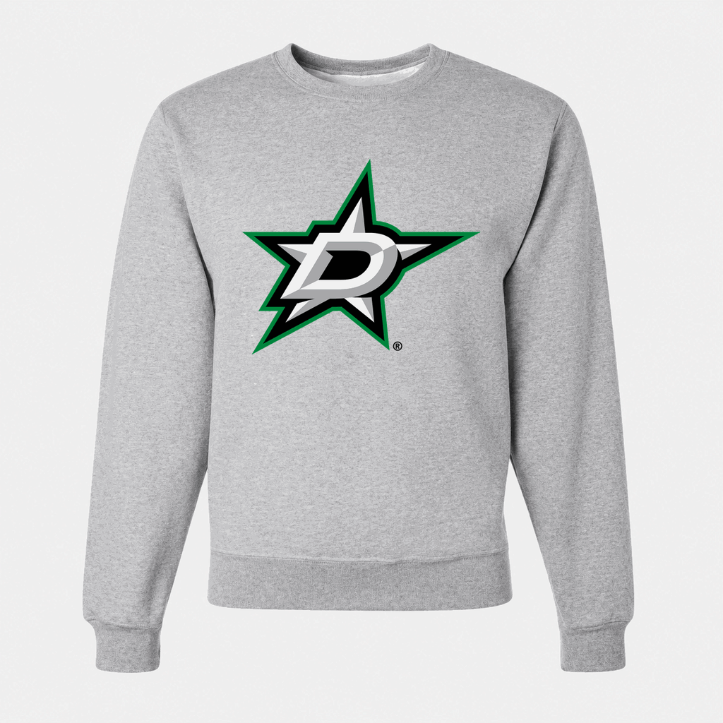 Men's Dallas Stars Crewneck Sweatshirt - Gray