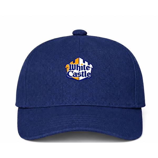 White Castle Logo Navy Dad Baseball Cap Hat