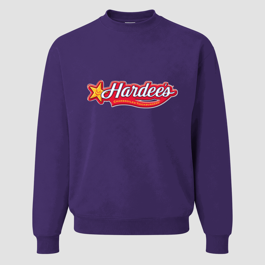 Men's Hardee's Crewneck Sweatshirt - Purple