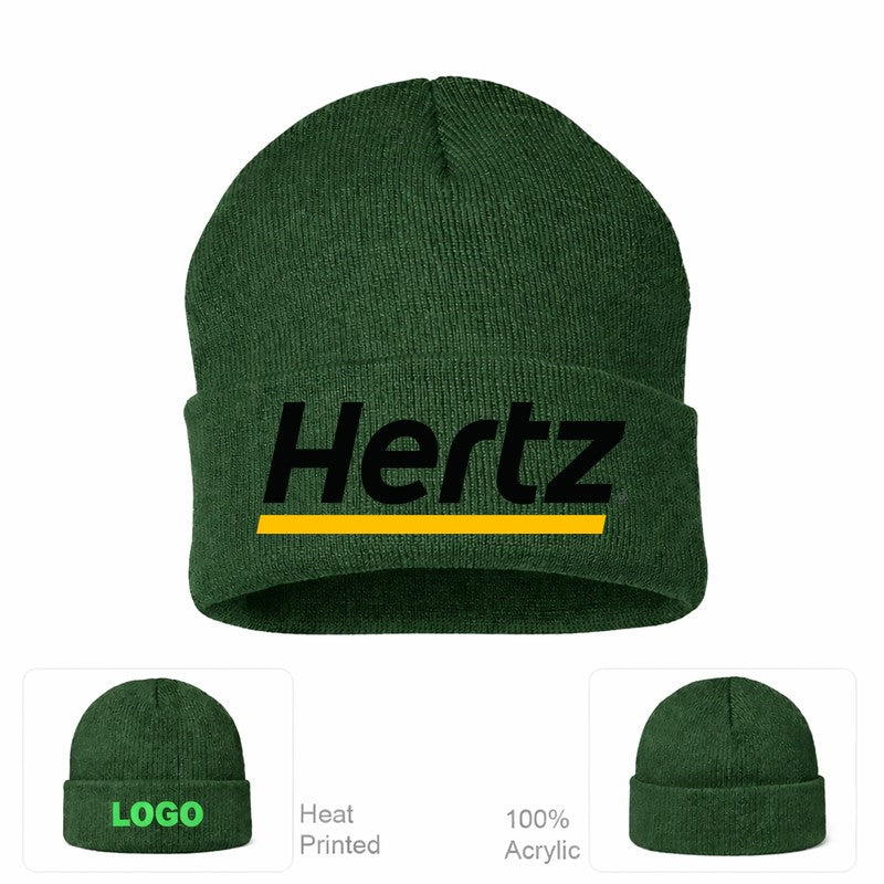 Hertz Beanie Hat - Forest Green