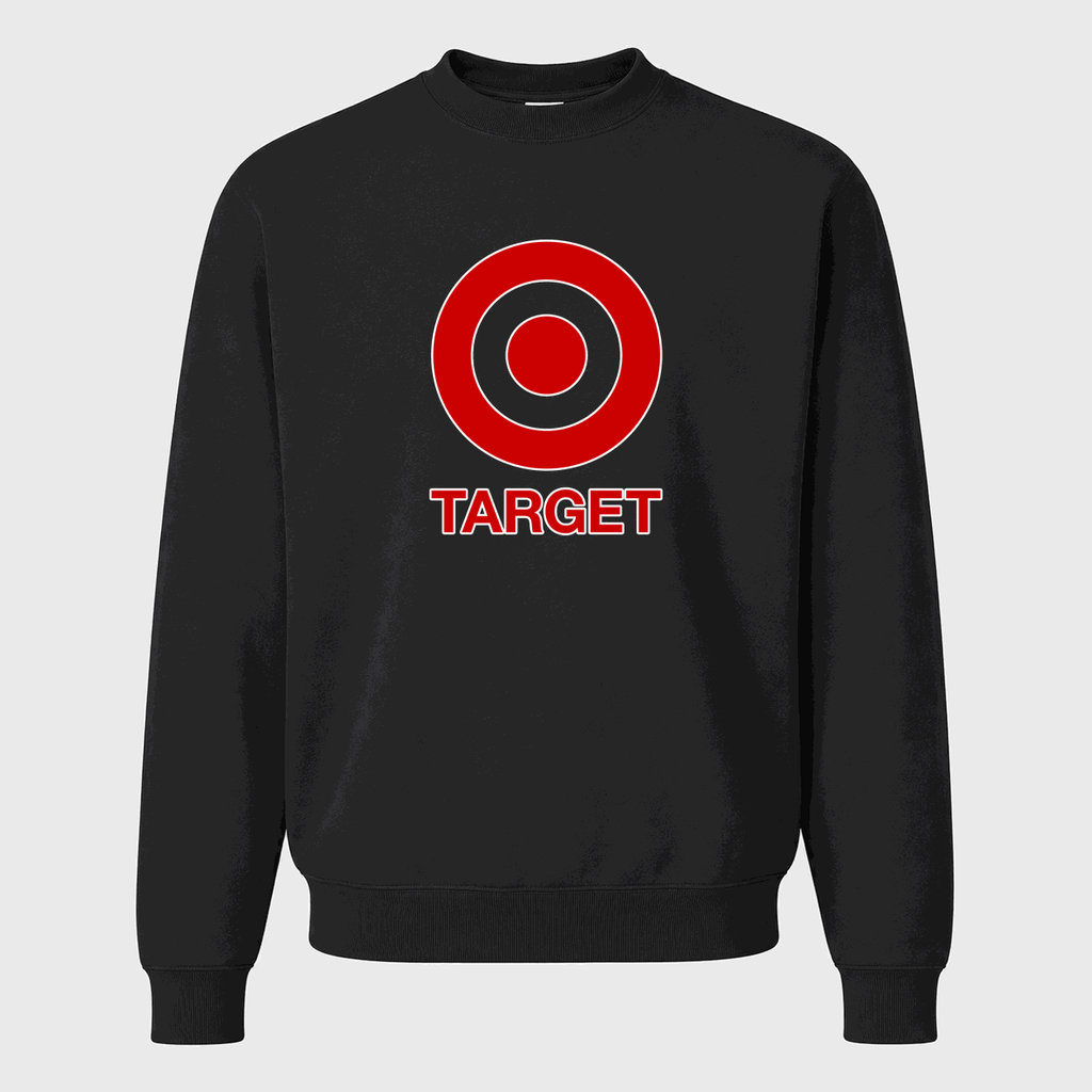 Men's Target Crewneck Sweatshirt - Black