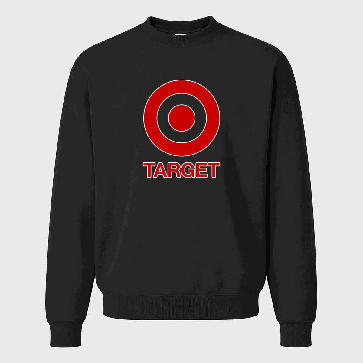 Men's Target Crewneck Sweatshirt - Black