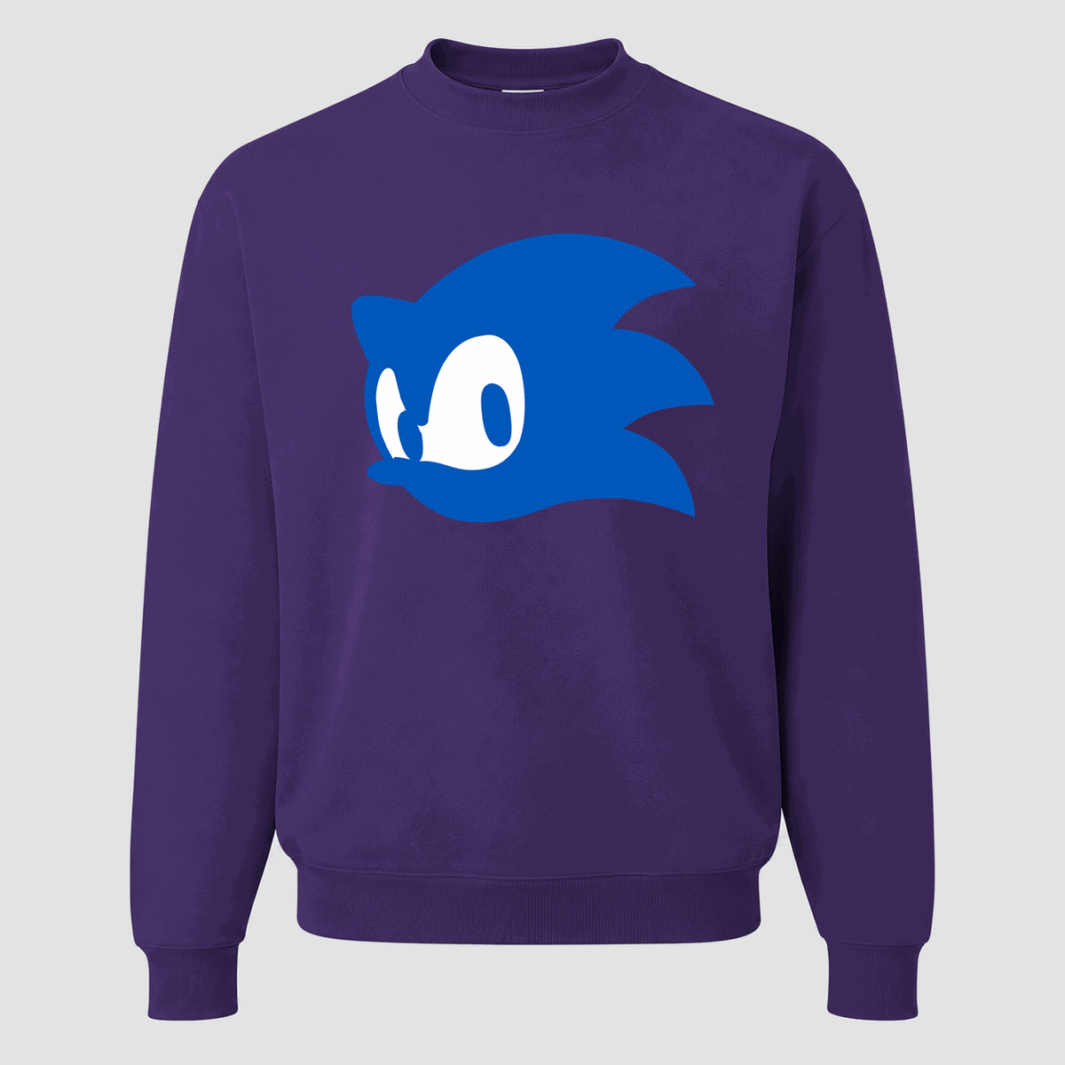 Men's Sonic Crewneck Sweatshirt - Purple