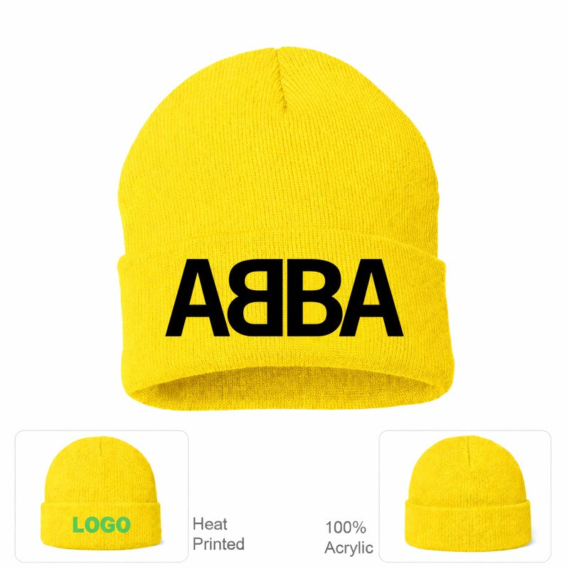 ABBA Beanie Hat - Yellow