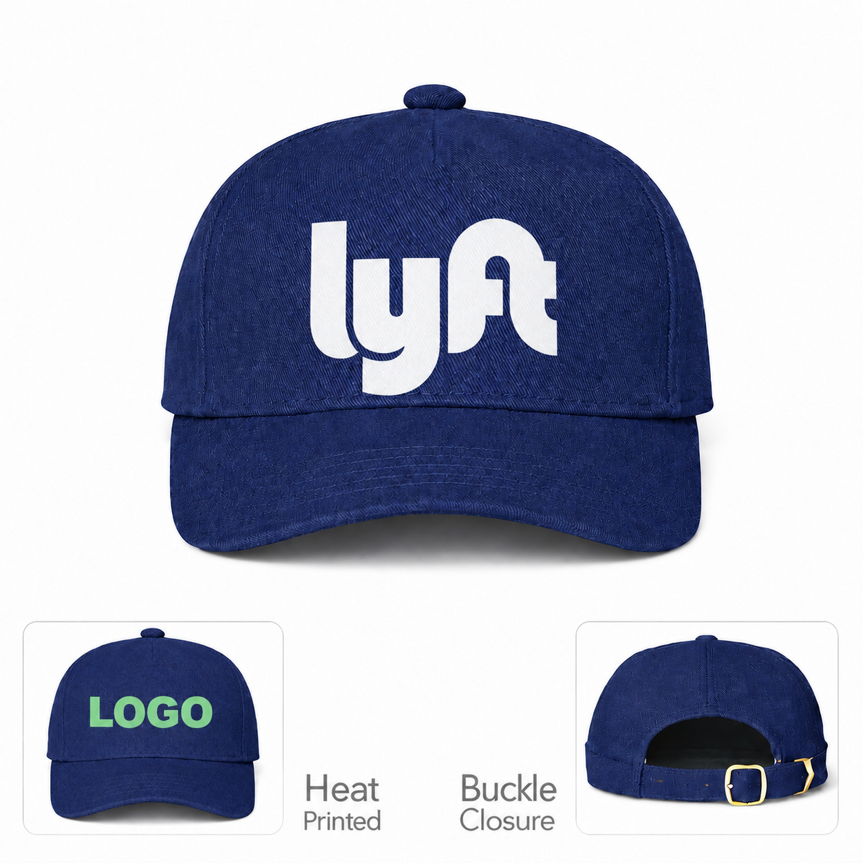 Lyft Navy Dad Baseball Cap Hat