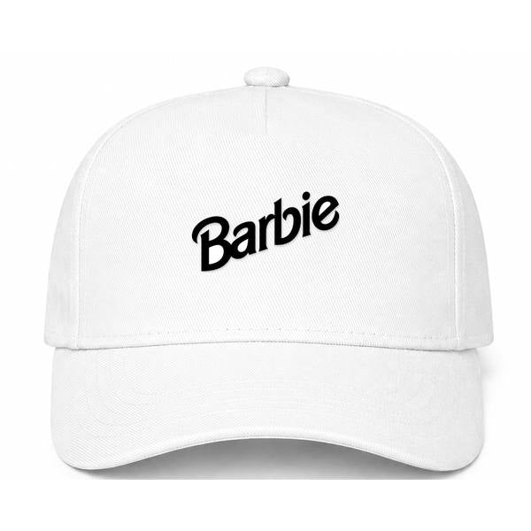 Barbie Logo White Dad Baseball Cap Hat