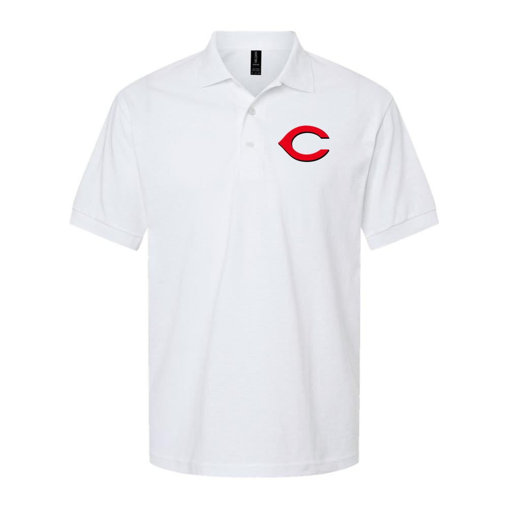 Men's Cincinnati Reds Dry Blend Polo - White