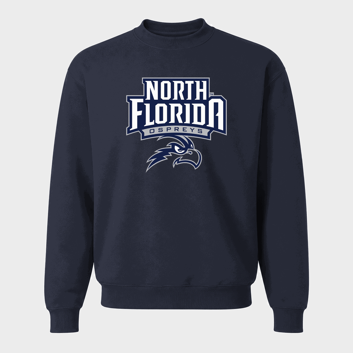 Men's UNF Ospreys Crewneck Sweatshirt - Navy