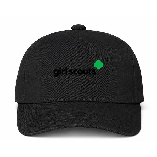 Girl Scout Logo Black Dad Baseball Cap Hat