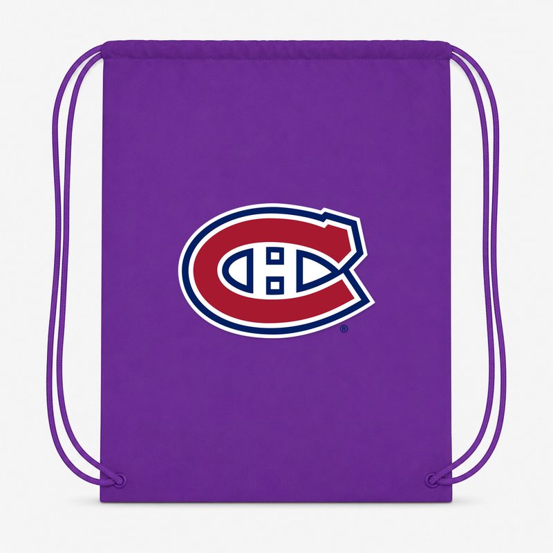 Montreal Canadiens Drawstring Bag - Purple