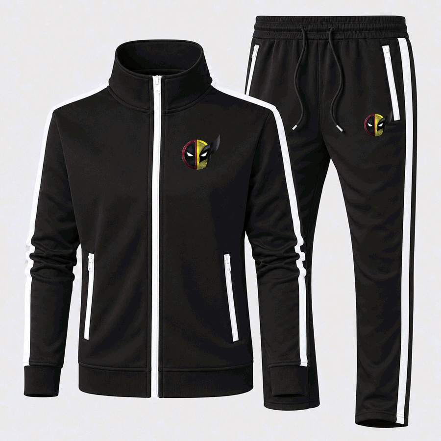 deadpool & wolverine tracksuit in Black