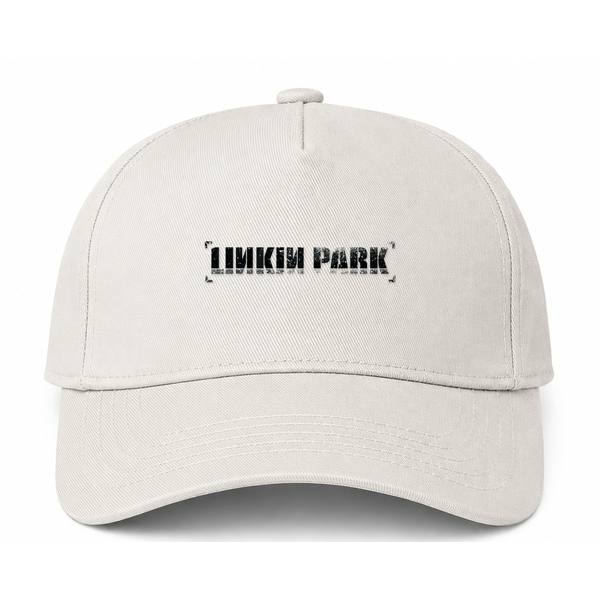 Linkin Park Logo Beige Dad Baseball Cap Hat