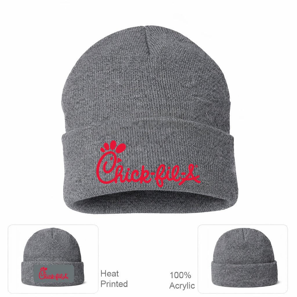 Chick-fil-A Beanie Hat - Grey