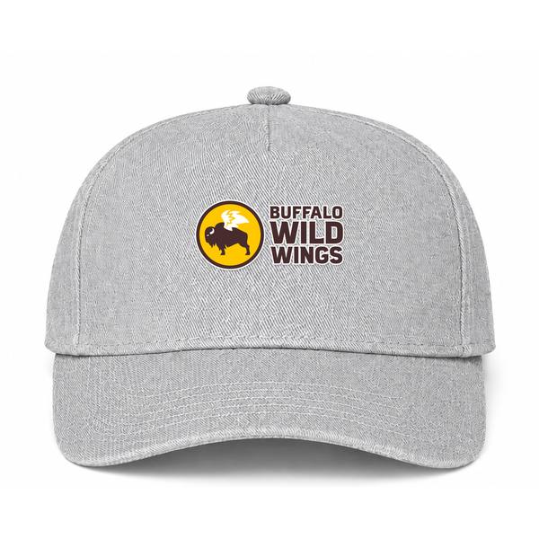 Buffalo Wild Wings Logo Version 2 Gray Dad Baseball Cap Hat