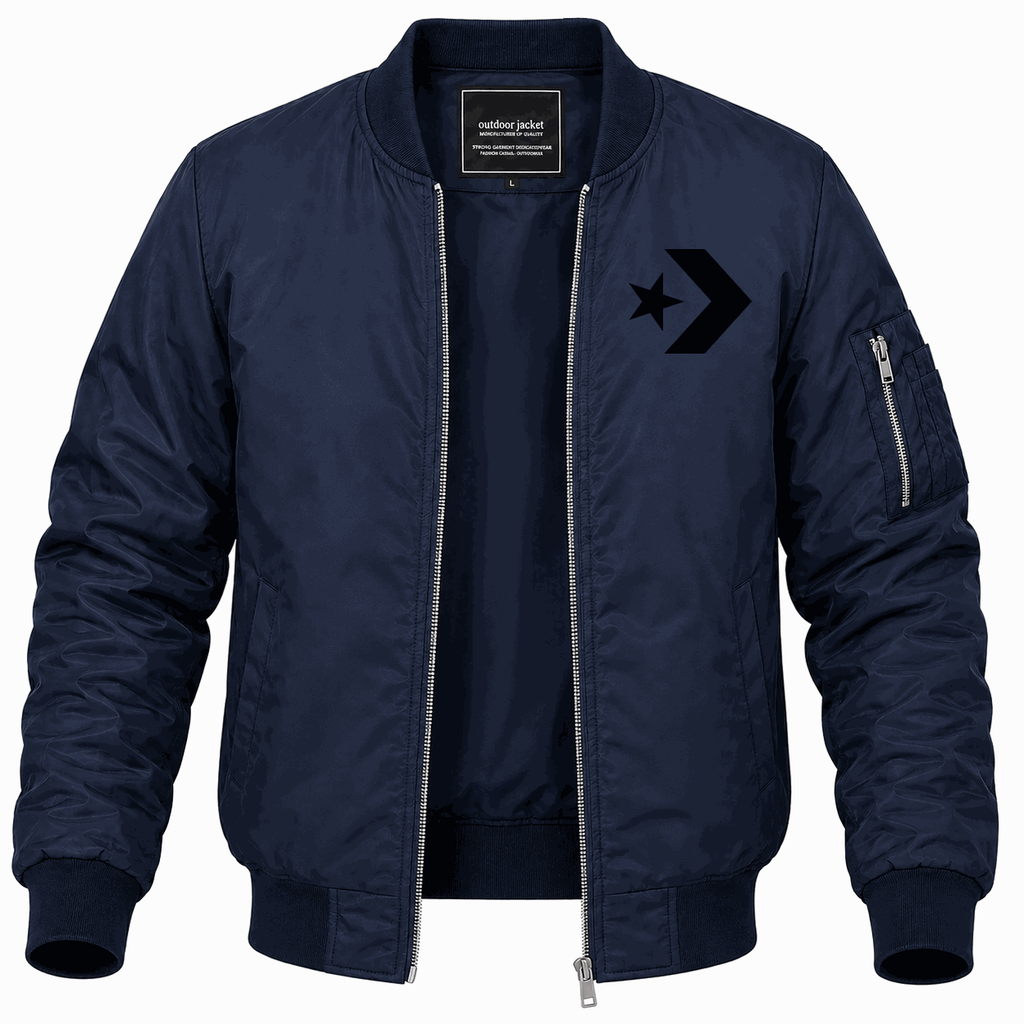 Men's Converse Lightweight Bomber Jacket - Navy