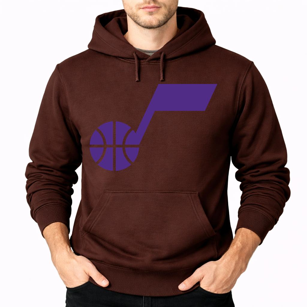 Men's Utah Jazz Pullover Hoodie - Brown